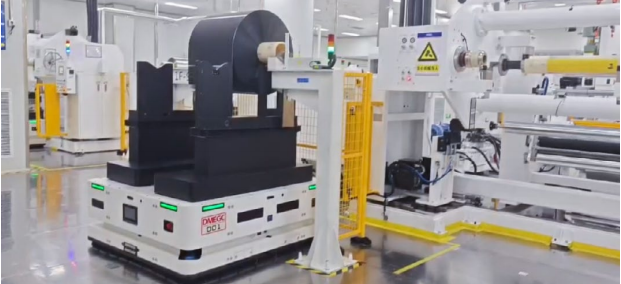 消費(fèi)電池企業(yè)電芯車間項(xiàng)目AGV小車應(yīng)用